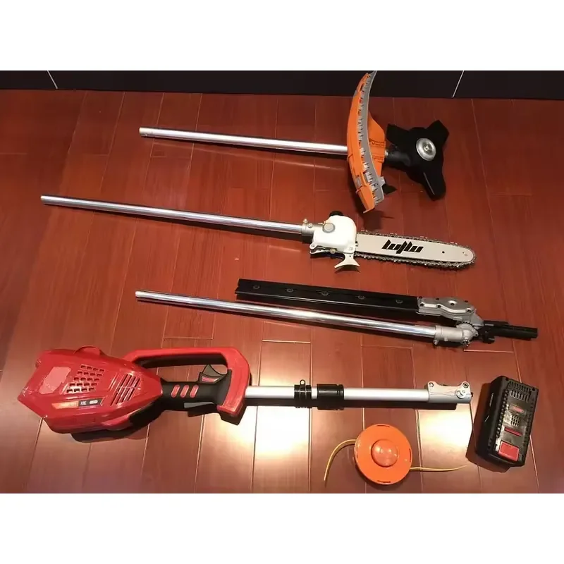 40V Industrial Lithium-ion Battery String Trimmer Brush Cutter Automatic Grass Cutting Machine Cordless Lawn Mower 260mm