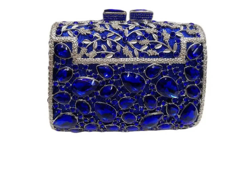 Chaliwini-Bolso de mano con diamantes para mujer, Pochette para fiesta, banquete, graduación, de noche