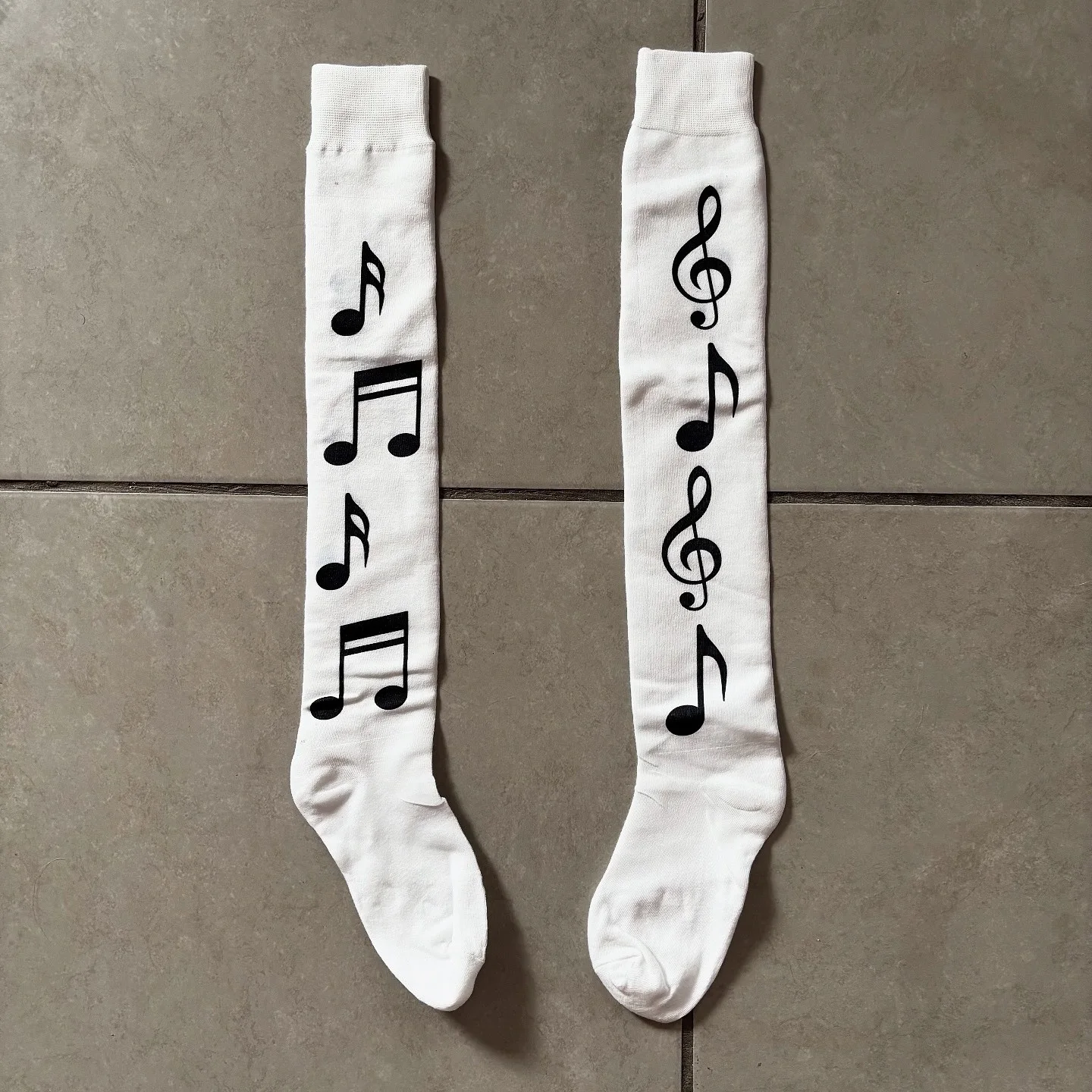 

Y2K трендовые милые длинные носки-трубочки, модная уличная одежда Y2K, ретро, Харадзюку, белые женские дышащие носки с принтом в стиле панк, 2000-е годы