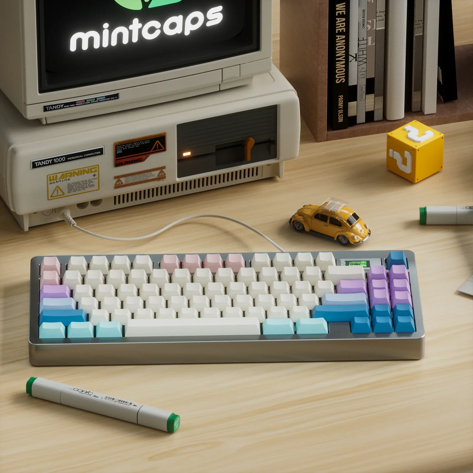 

Minimalist black/white/red/retro non-engraved keycaps PBT sublimation customization Original Wooting mechanical keyboard