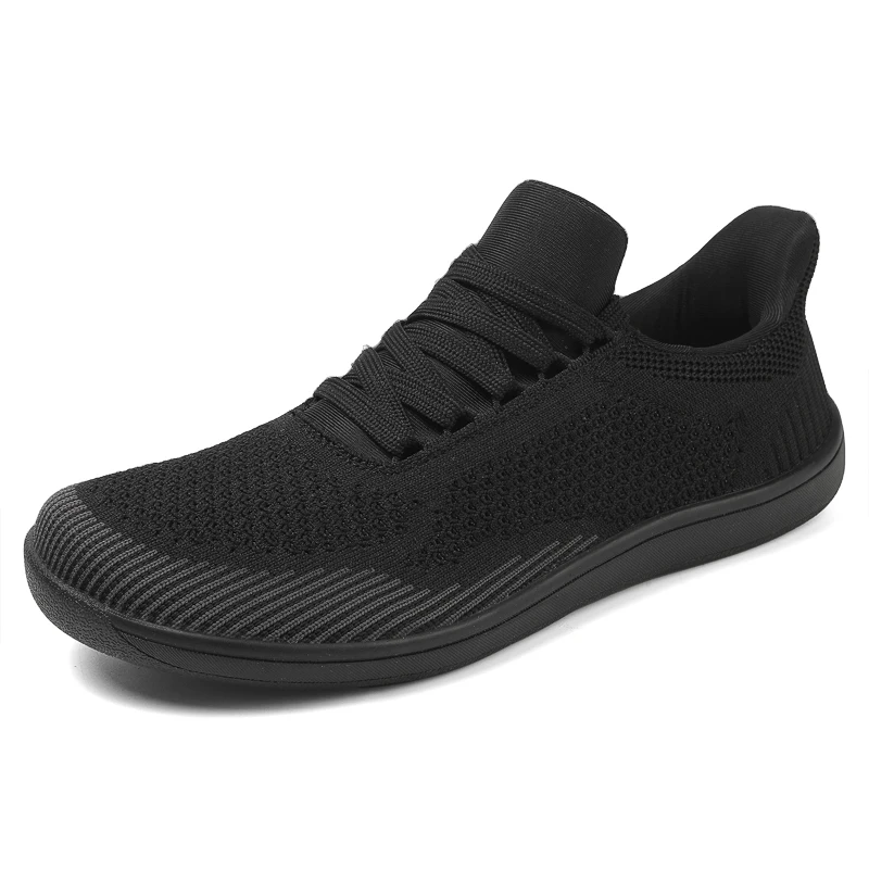 Scarpe minimaliste a piedi nudi Traspiranti Punta larga Cross Trainer Mani libere Slip On Scarpe da corsa Sneakers casual in rete per uomo Donna