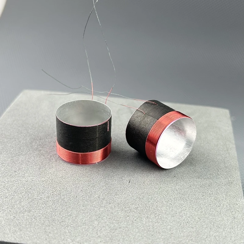 

2 шт. 20,4 мм звуковая катушка для басов, круглая проволочная катушка ASV, высококачественная аудиокатушка 20,4-жильная для сабвуфера