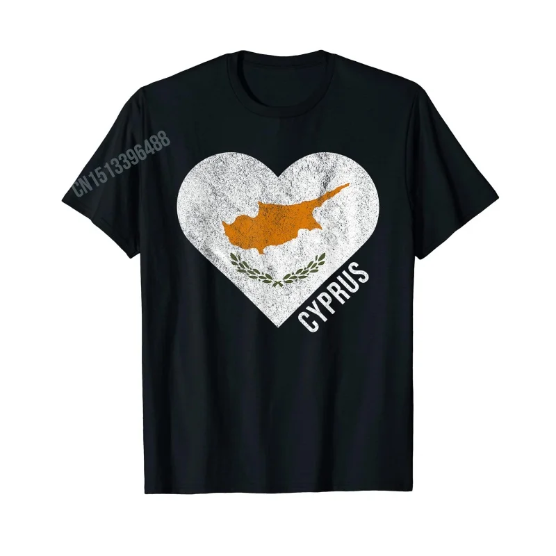 Men Women T Shirt More Design Cyprus Cyprian Flag Vintage Graphic Lovers Tourists T-Shirt Map Tops 100% Cotton  Tees