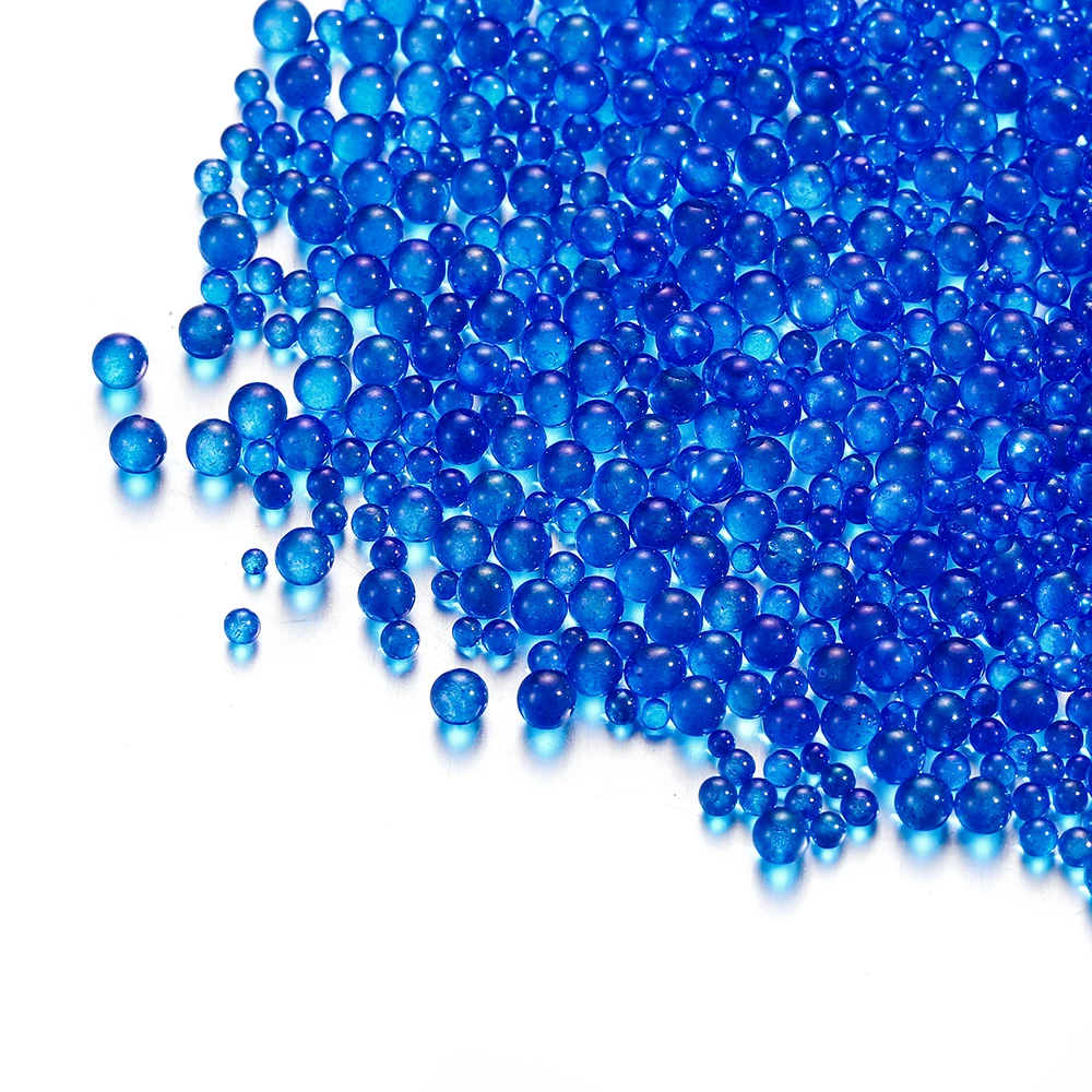 100g 0.4-3mm Mini Bubble Ball Kralen Kleine Glazen Kraal Hars Vulling voor Siliconen Mal UV Hars Epoxy Filler DIY Nail Art Decor