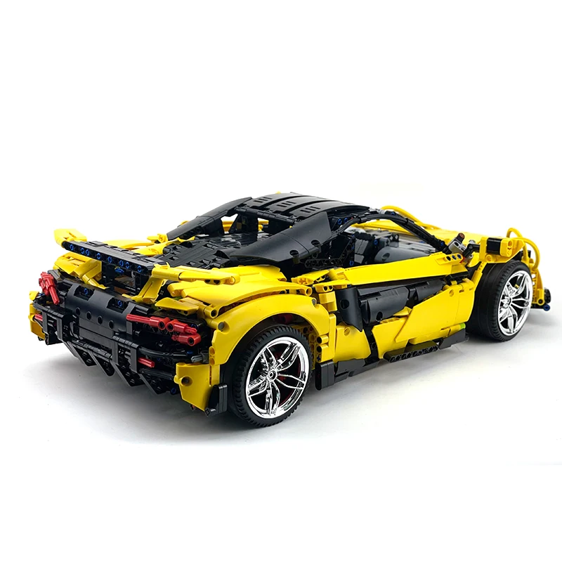 Assemblage de jouets DIY MOC- 190653   Blocs de construction de modèle de voiture Super Sprots techniques, cadeaux d'anniversaire et de noël en brique pour enfants