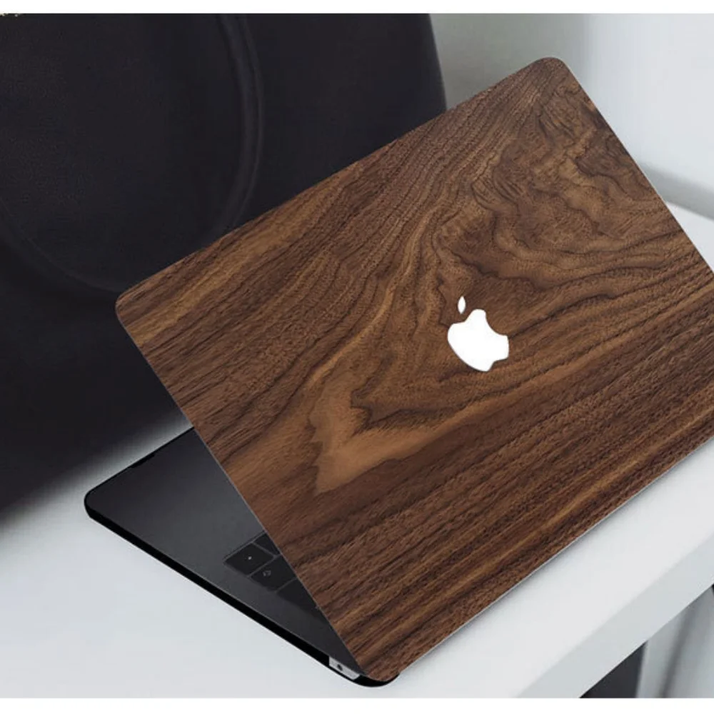 Wood Grain Anti Drop Computer Case Macbook Air M2 A2681 A3113 A3240 Pro14 A2442 A2779 A2918 Pro16 A2485A2780 A2991 Laptop Sleeve