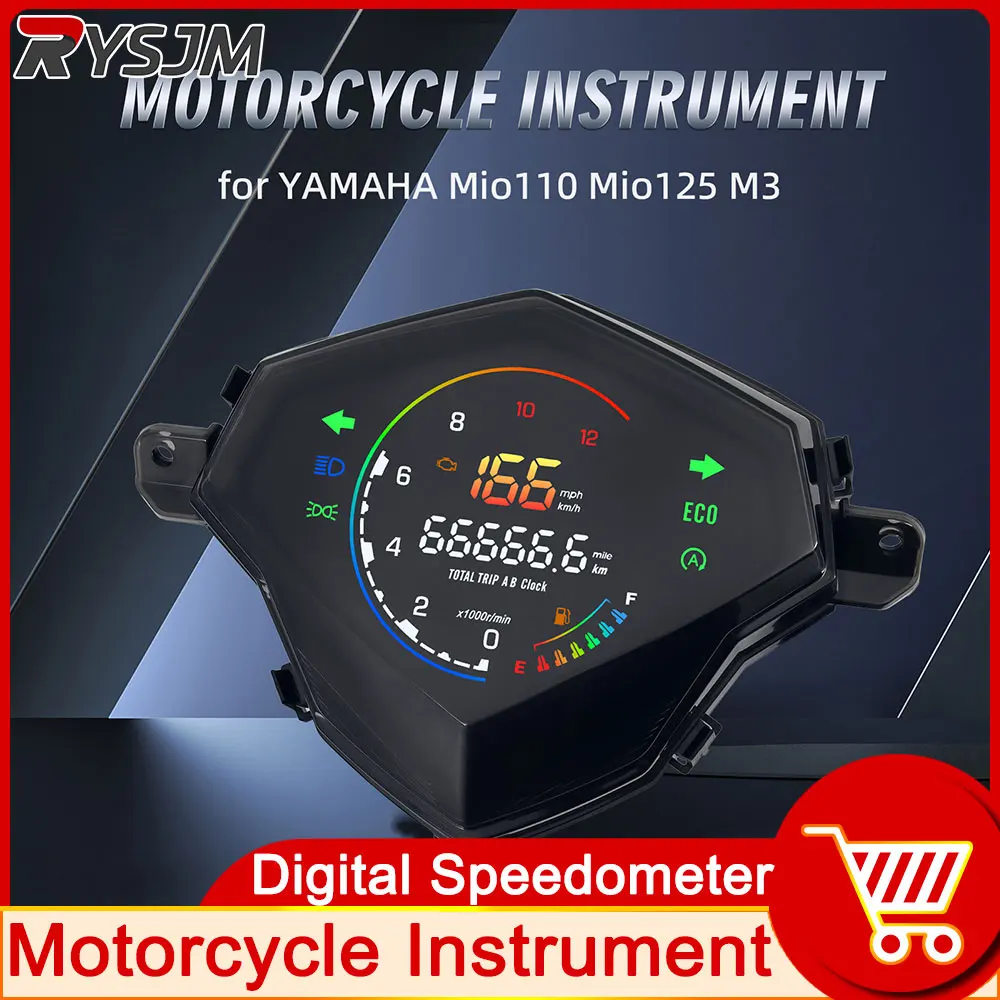 

Digital Instrument Motorcycle Speedometer RPM Meter Dashboard For YAMAHA Mio125 MIO i125 Mio110 Mio M3 METER DIGITAL Odometer