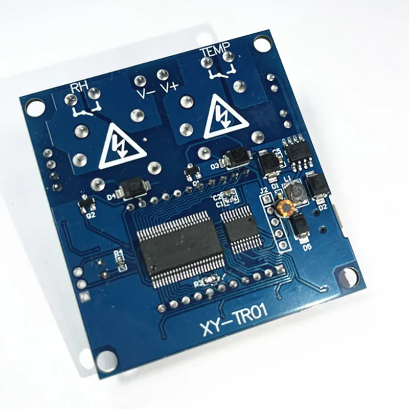 Imagem -04 - Umidade Controlador de Temperatura dc 12v Higrômetro Termômetro Termostato Humidistat Lcd Display Dígito Módulo de Relé Xy-tr01 Sht20