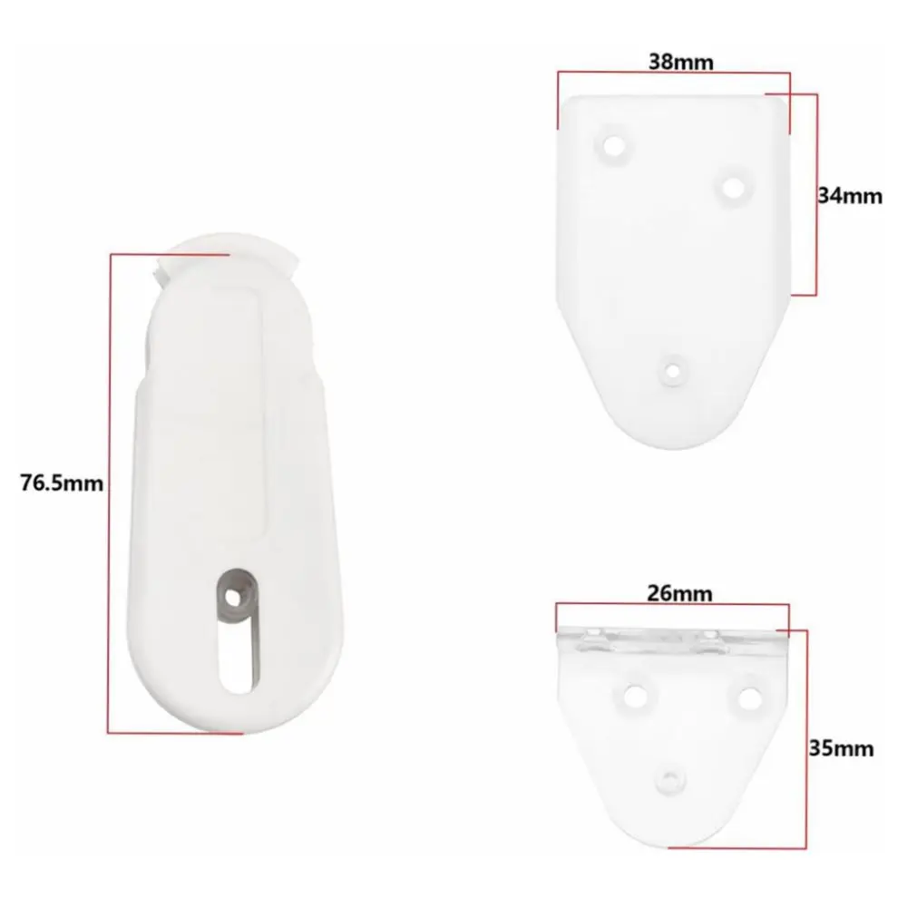 White Blind Cord Tensioner Safety Device Roller Shade Bead Holder Curtain String Fastener Child Pet Protection Tool Accessory