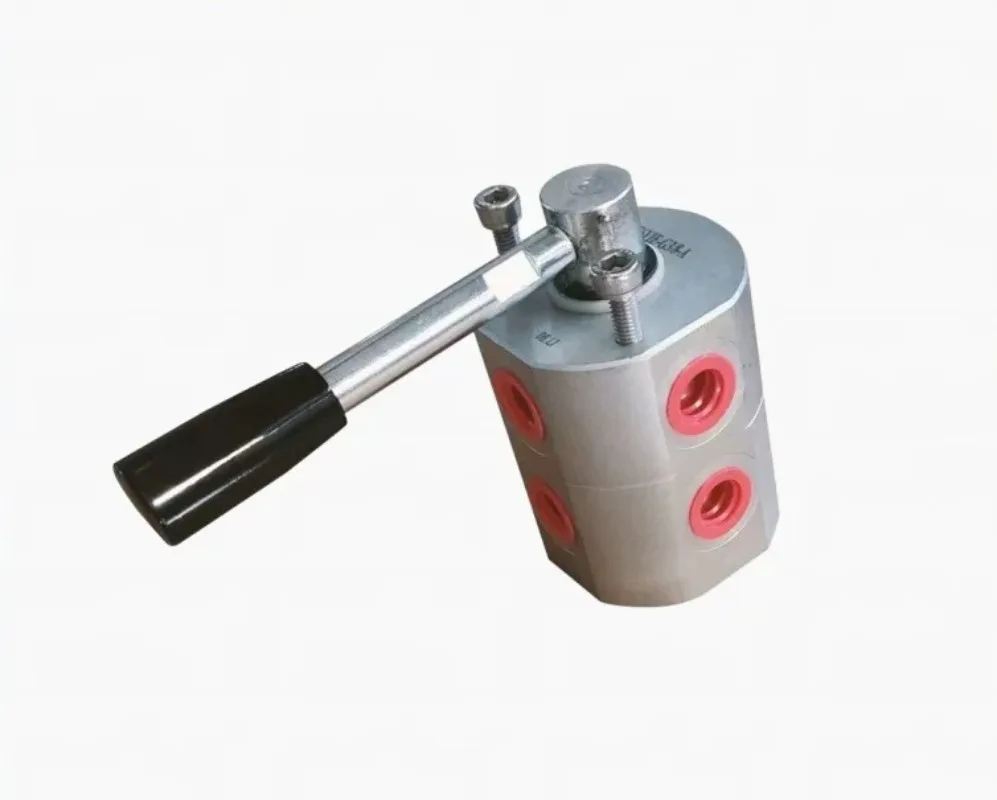 Manual rotary valve DF6VIEG3/8 hydraulic switching valve DF6VIEG1/2 two-position six-way directional valve grader