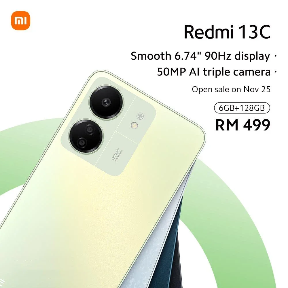 Global Version Xiaomi Redmi 13C MediaTek Helio G85 Octacore 50MP camera 90Hz 6.74\