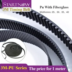 Startnow HTD 3M PU 25 30 35 mmHigh Quality Open-Ended Transmission Synchronous Belts For CO2 Laser Engraving Machine Timing Belt