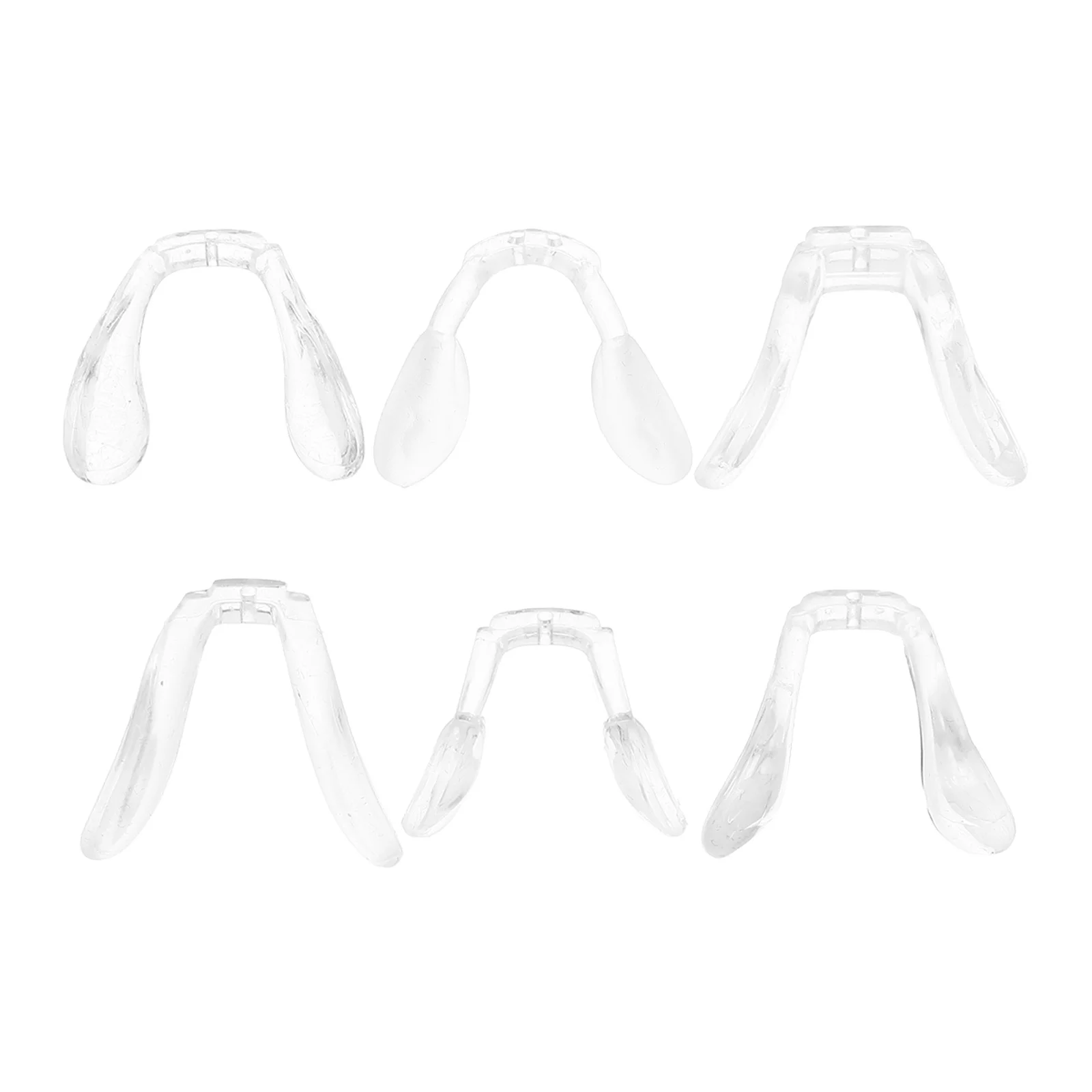 

6pcs Glasses Nose Pad Accessories Silicone Non-Slip Cushions For Eyeglass Frame Repair Replacement Parts Labor Protection Use