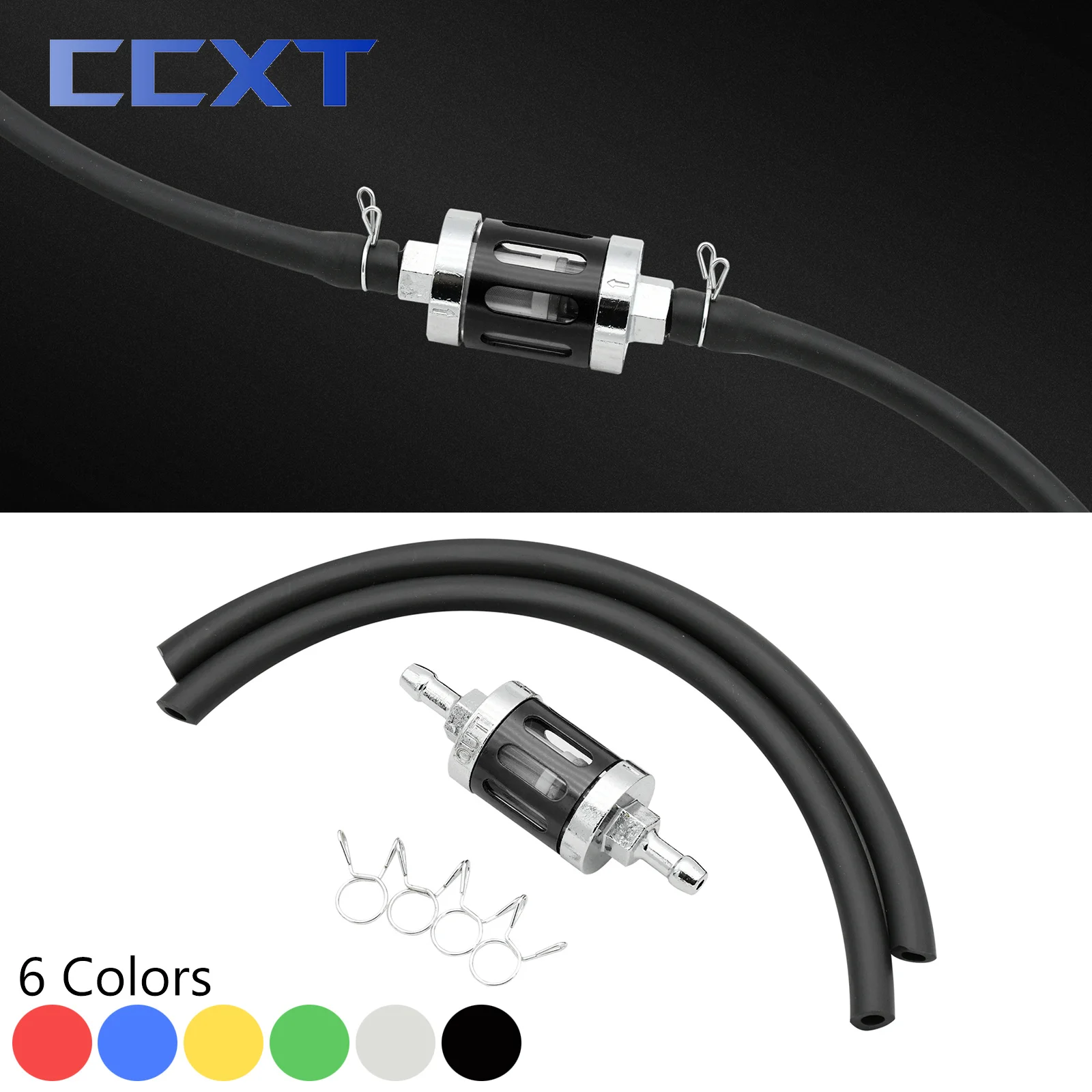 ท่อน้ํามันเชื้อเพลิงรถจักรยานยนต์ 8mm/0.31 