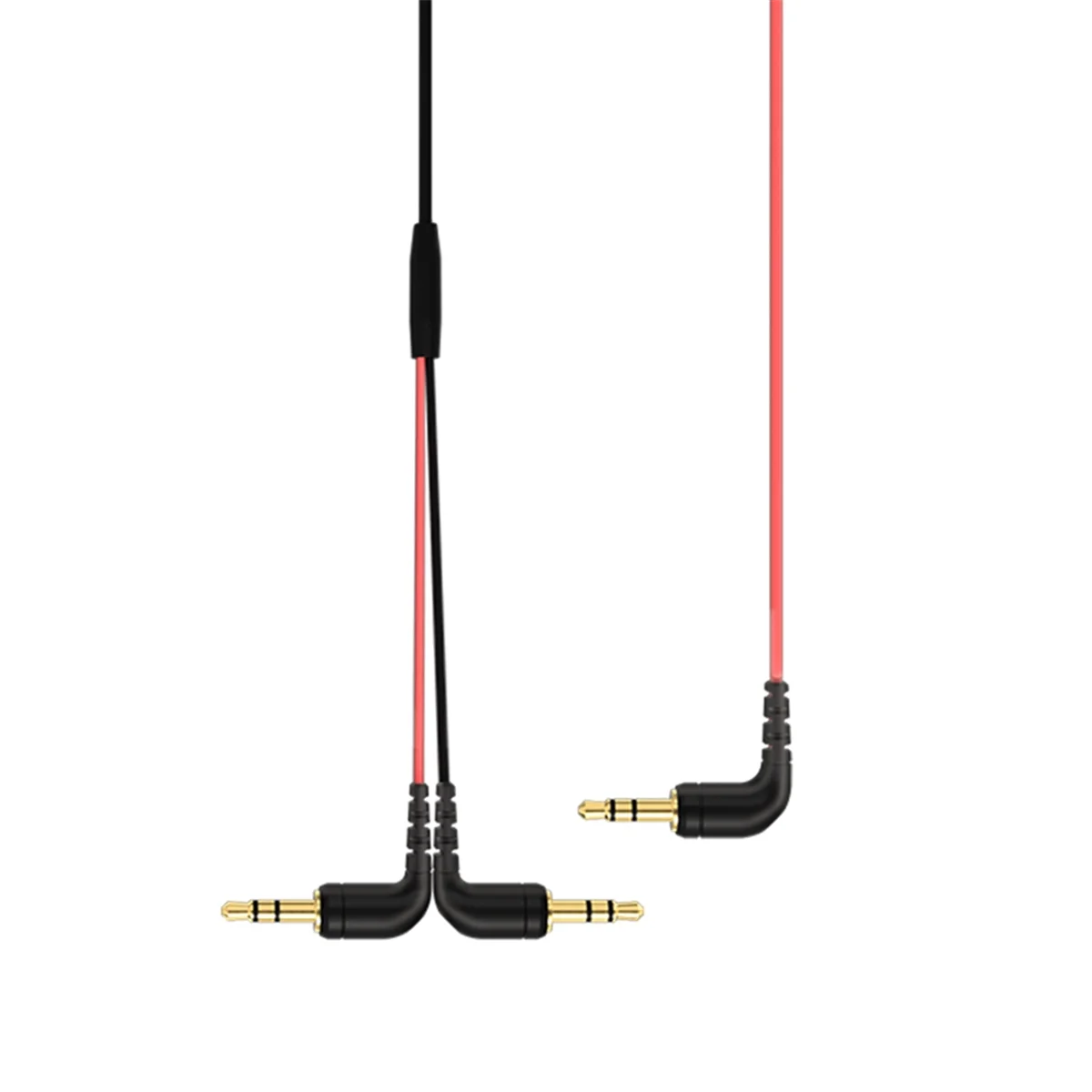 Cable adaptador de 3,5 MM para Rode SC11, Cable de conexión uno a dos, Cable divisor TRS, interfaz Dual, accesorios de cámara