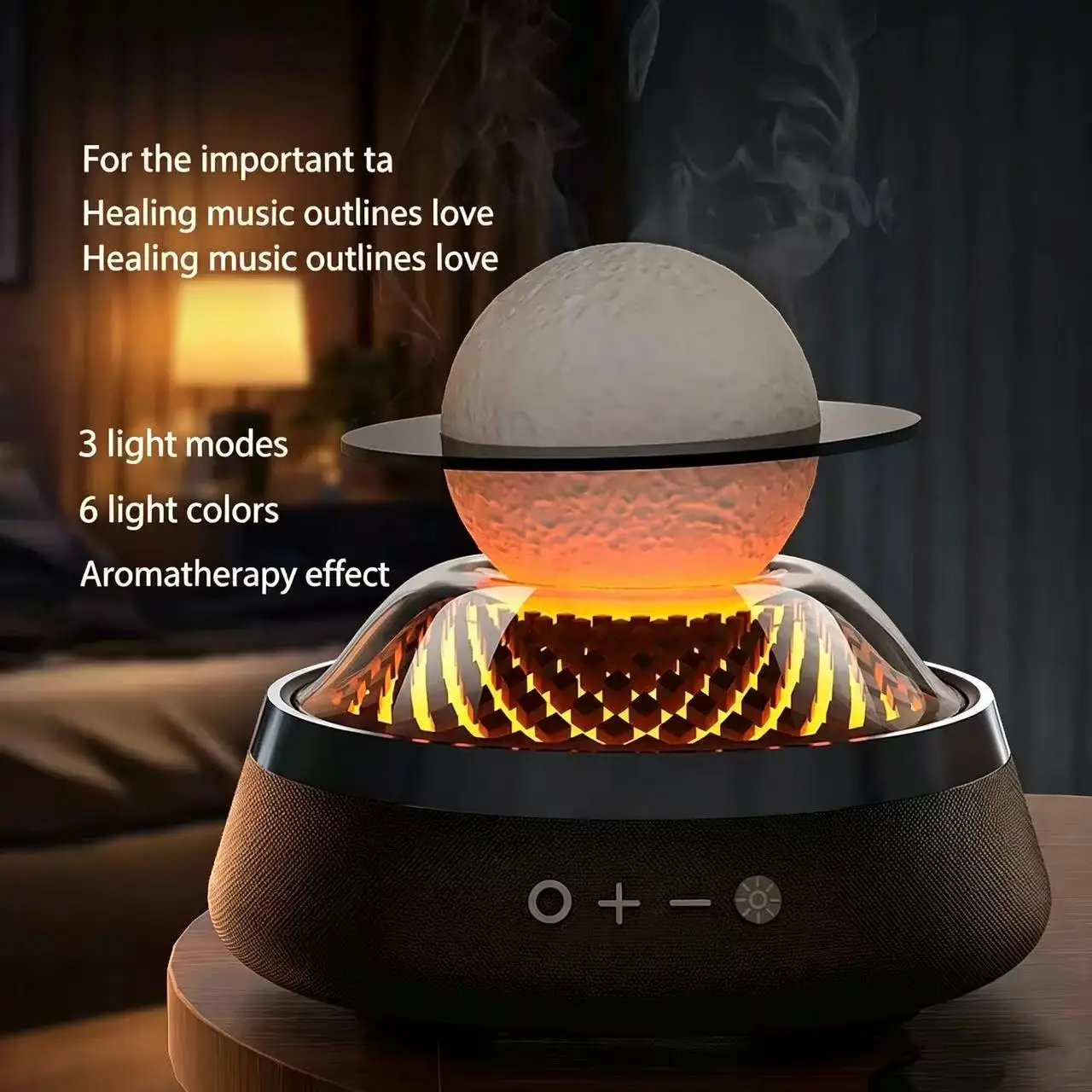 New Colorful Wireless Bluetooth Speaker Aromatherapy Subwoofer Portable Home Fever Grade Multimedia Intelligent Speaker TF AUX