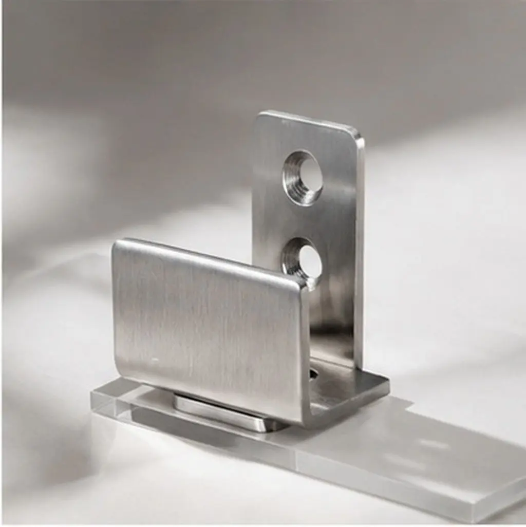 2Pcs Stainless Steel Barn Door Floor Guide Adjustable Sliding Stay Roller Anti-Scratch Smooth Metal Floor Guide