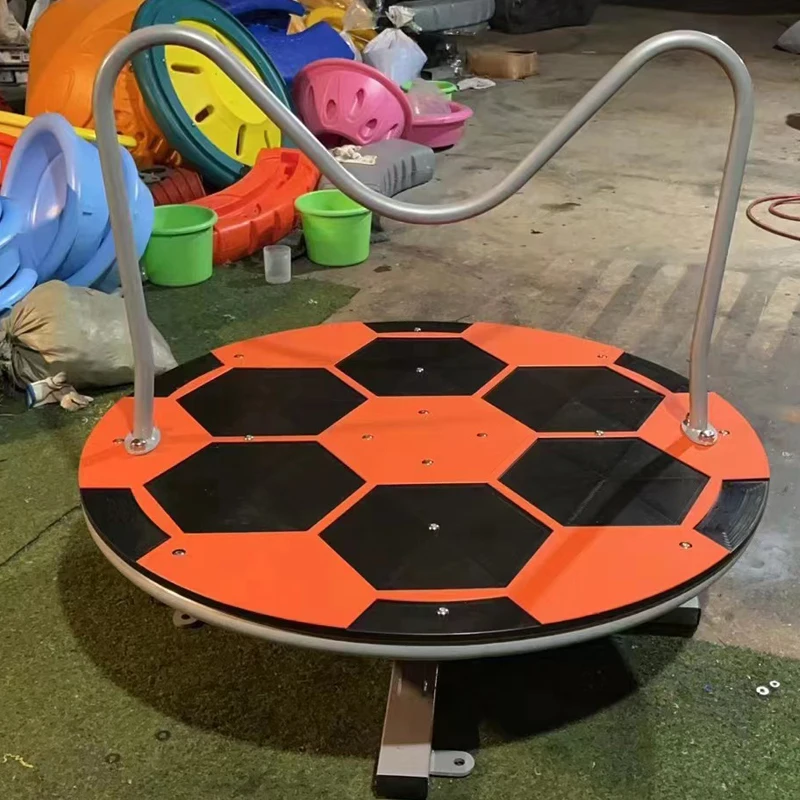 Hot Outdoor Theme Park Spinning Chair Carousel Unpowered Playground Equipment Children's Games