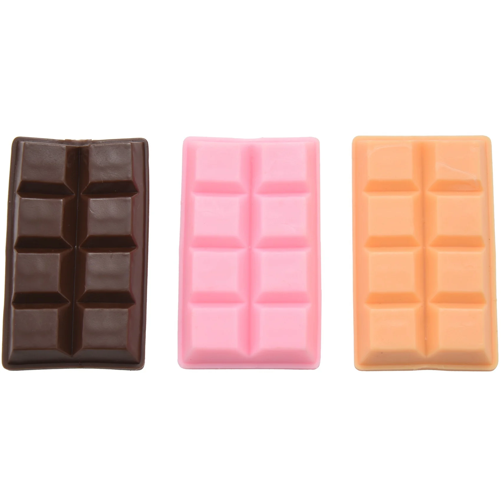 

3PCS/Lot Chocolate 1:1 Miniature Food Fake Chocolates Simulation Food Kitchen Toys DIY Deco Parts Plastic