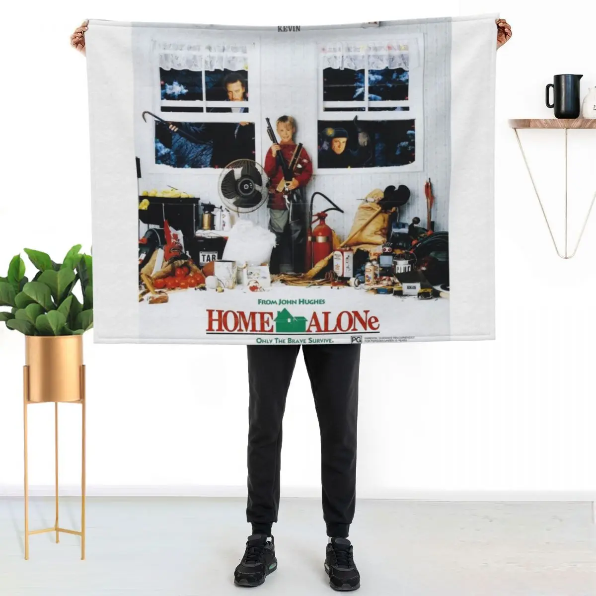 

Home Alone Throw Blanket Breathable Lightweight Blanket for Adults Kids
