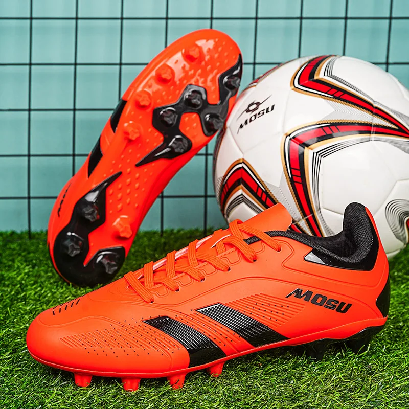 New Professional Men Football Boots Adult Cleats Grass Sneakers Soccer Shoes Training Shoes Drop Shipping Non Slip Unisex Turf