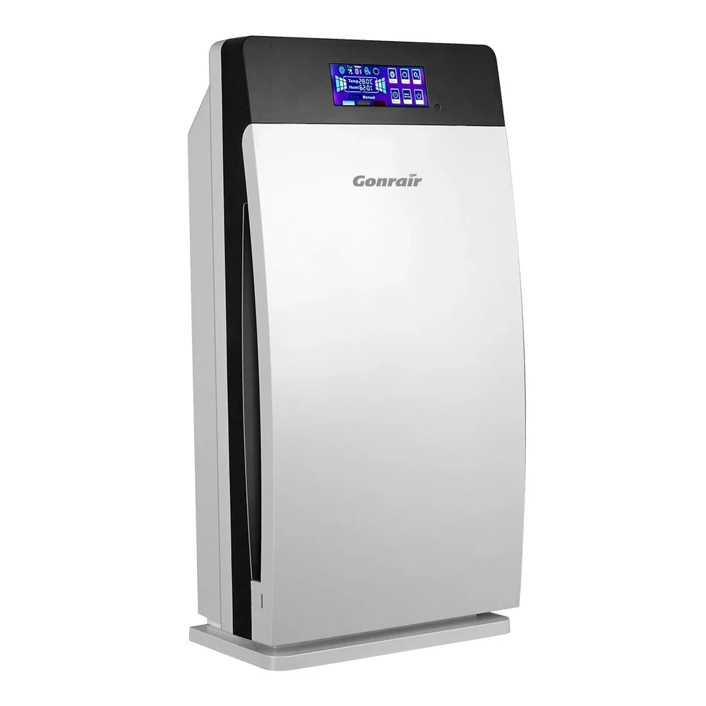 Gerador de ozônio hepa purificador de aire de fábrica com controle remoto lâmpada UV filtro fotocatalisador purificador de ar comercial