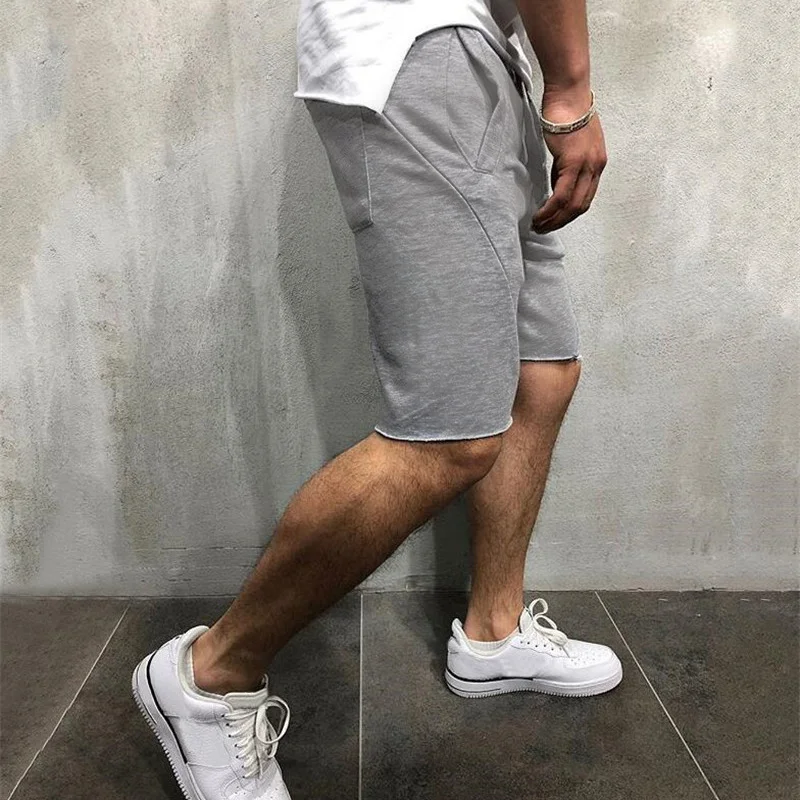 Invisible Open Crotch Outdoor Sex Erotic Pants Sports Shorts Men Thin Summer Baggy Casual Sweatpants Joggers Streetwear Short