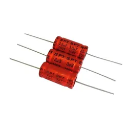 10Pcs 100V Horizontal Speaker Audio Capacitor SPT NP Non Polarity Frequency Divider 1UF 1.5UF 2.2UF 3.3UF 4.7UF 18UF 47UF Axial