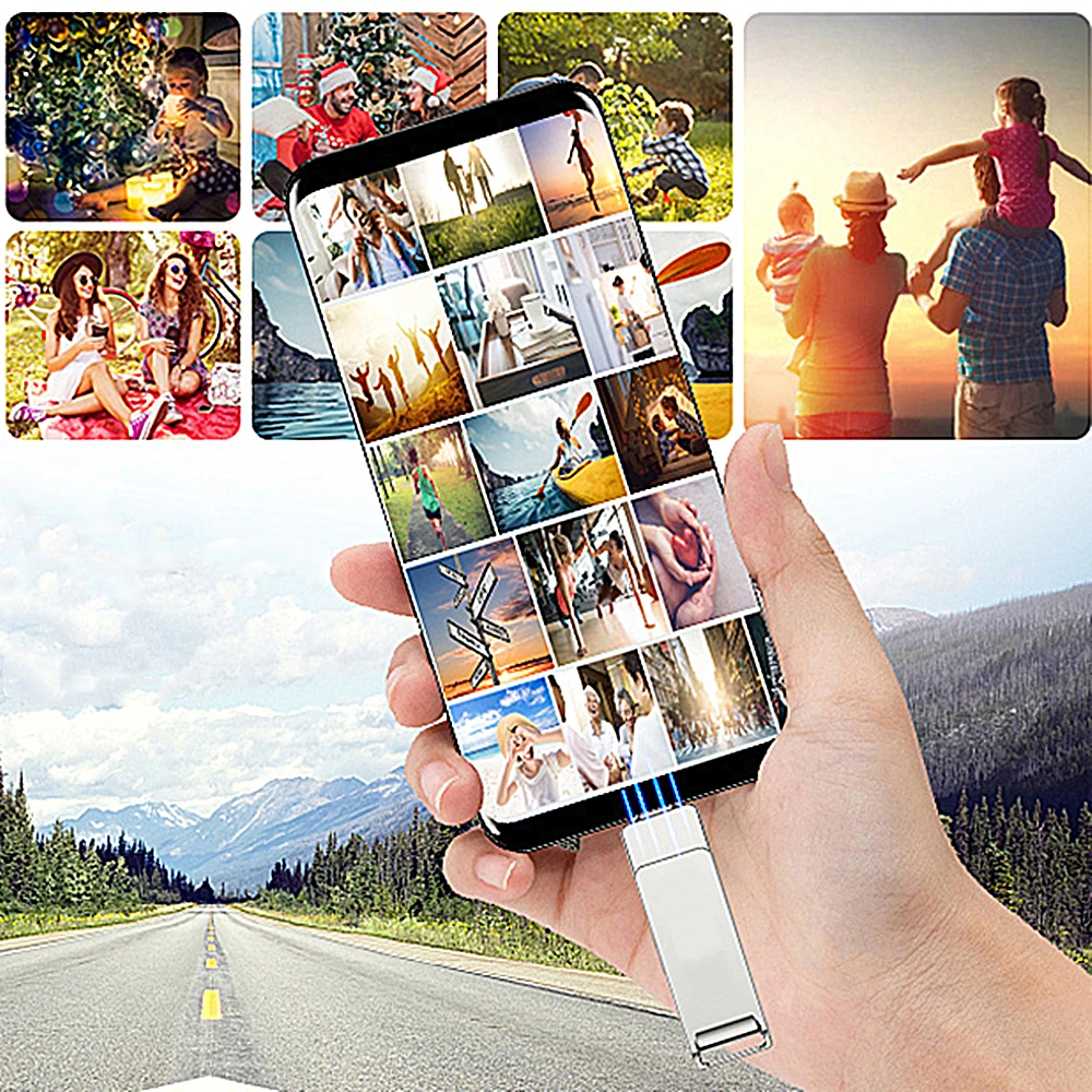 USB-накопитель для телефона, 512 ГБ, внешний накопитель, 256 ГБ, 128 ГБ, 64 ГБ, 32 ГБ для iPhone, iPad, Android, USB 3 в 1, флэш-накопитель, подарок, USB-накопитель