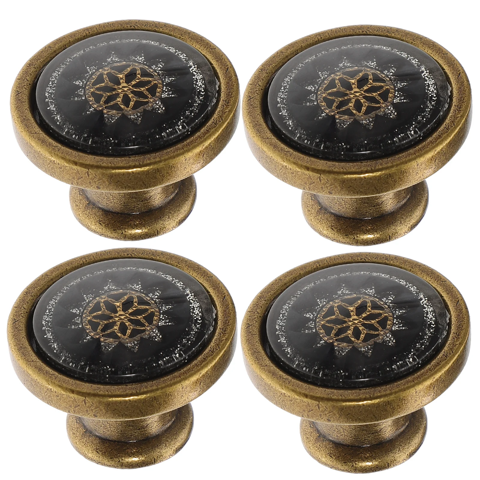 

4Pcs Round Single Hole Cabinet Drawer Knobs Durable Handles for Kitchen Cabinets Furniture Dressers Wardrobe Cabinet Knobs