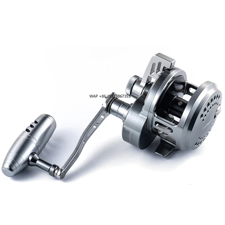 New Lurekiller Metal Machined Iron Plate Reel Rockman Ut500 Deep-Sea Boat Trolling Reel with 30kg Capacity