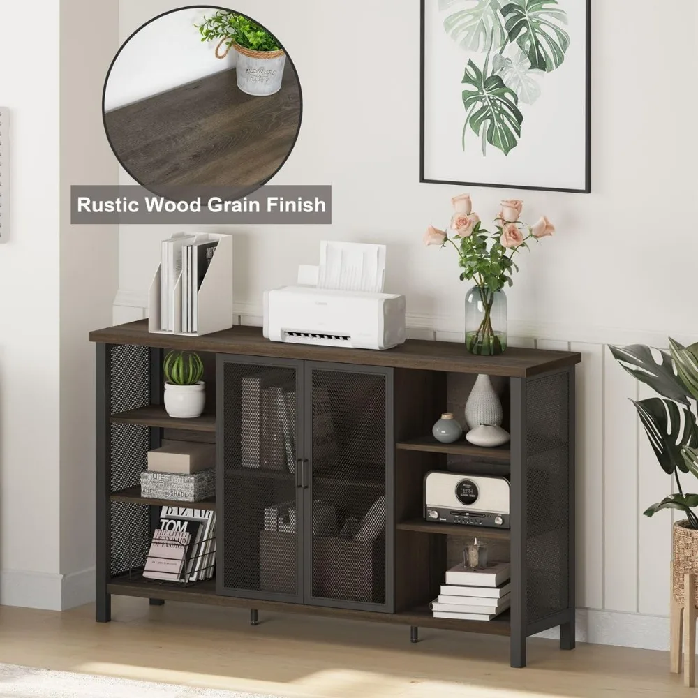 Bauernhaus-Barschrank im Industriestil zur Aufbewahrung von Likören und Glaspräsentation