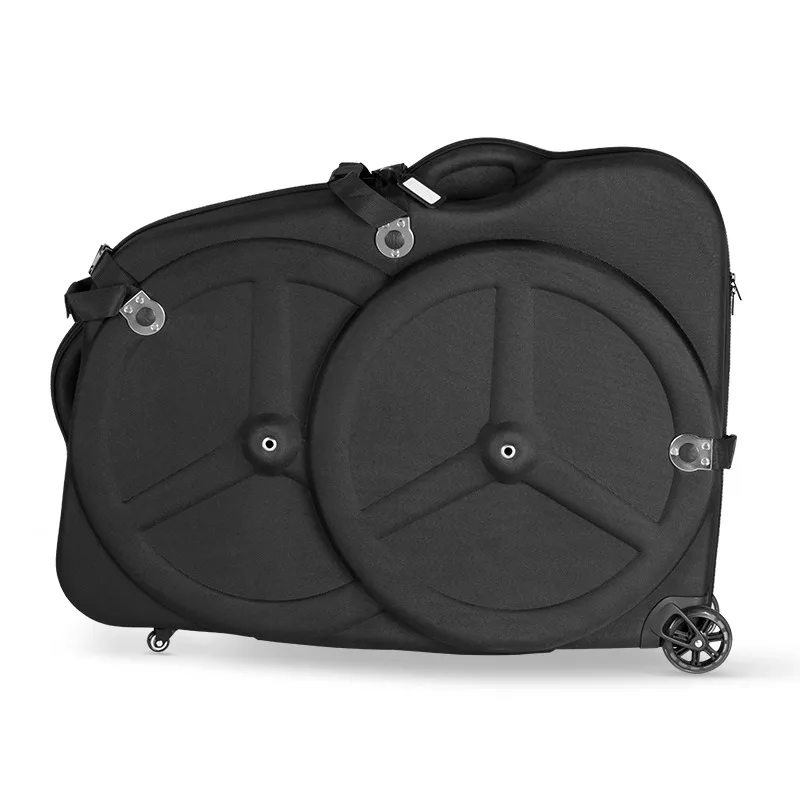 bicycle loading box hard shell check box with roller waterproof road mountain bike long-distance freight packaging