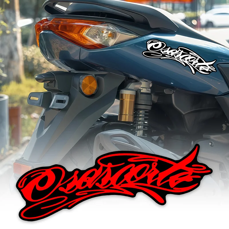 Spray Paint Floral Letter Sticker JDM Style Waterproof Vinyl Decal for Car Windshield Side Window Motorcycle Panel Decoration