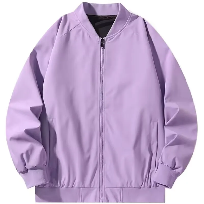 

Мужская повседневная куртка, однотонная бейсбольная верхняя одежда, легкое весенне-осеннее пальто, мужская повседневная куртка для мужчин