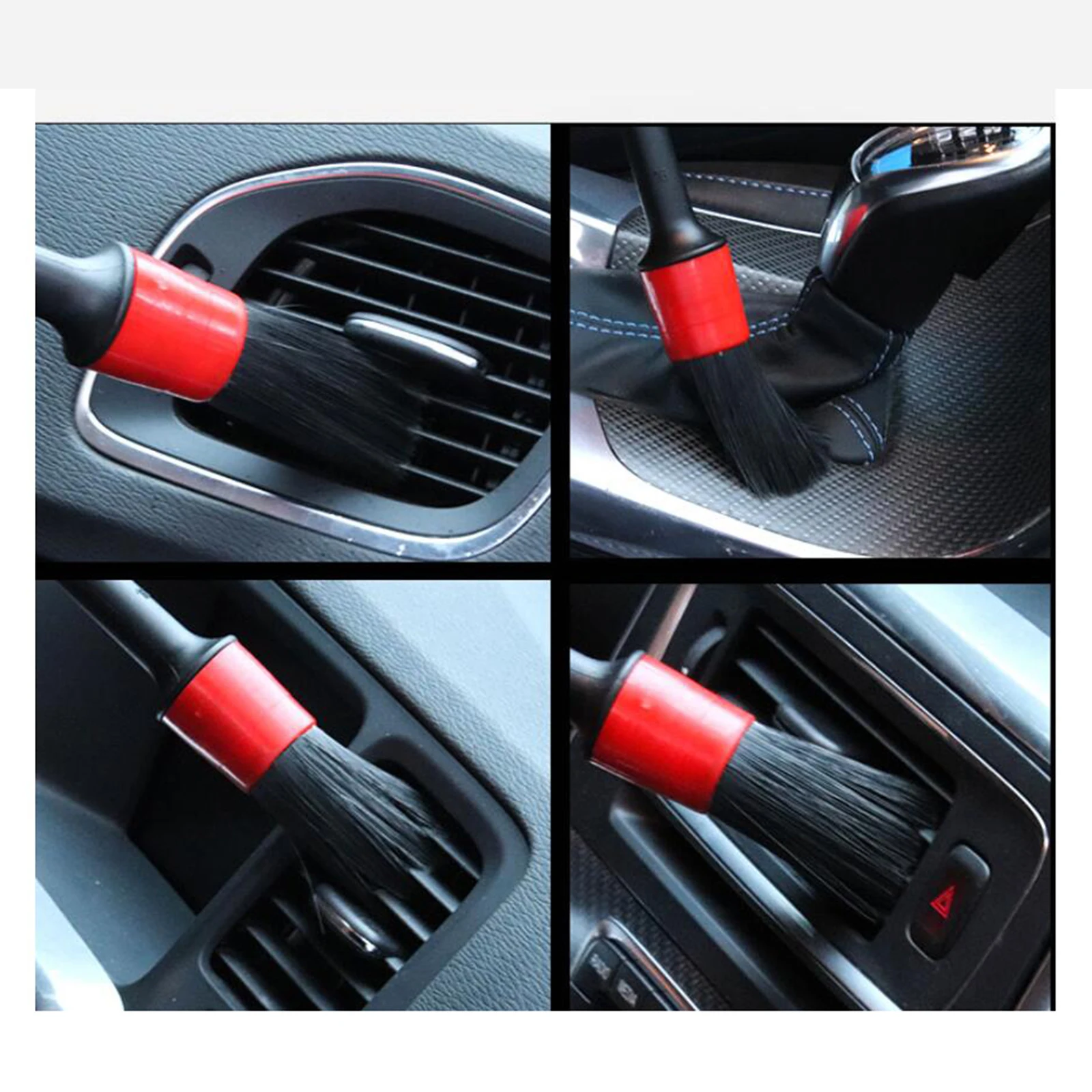 26 Pieces Detailing Brushes Kit Drill Polishing Cleaning Brush Set for Car Air Vents Engine Wheel Rim Bumpers Grille Cleaning