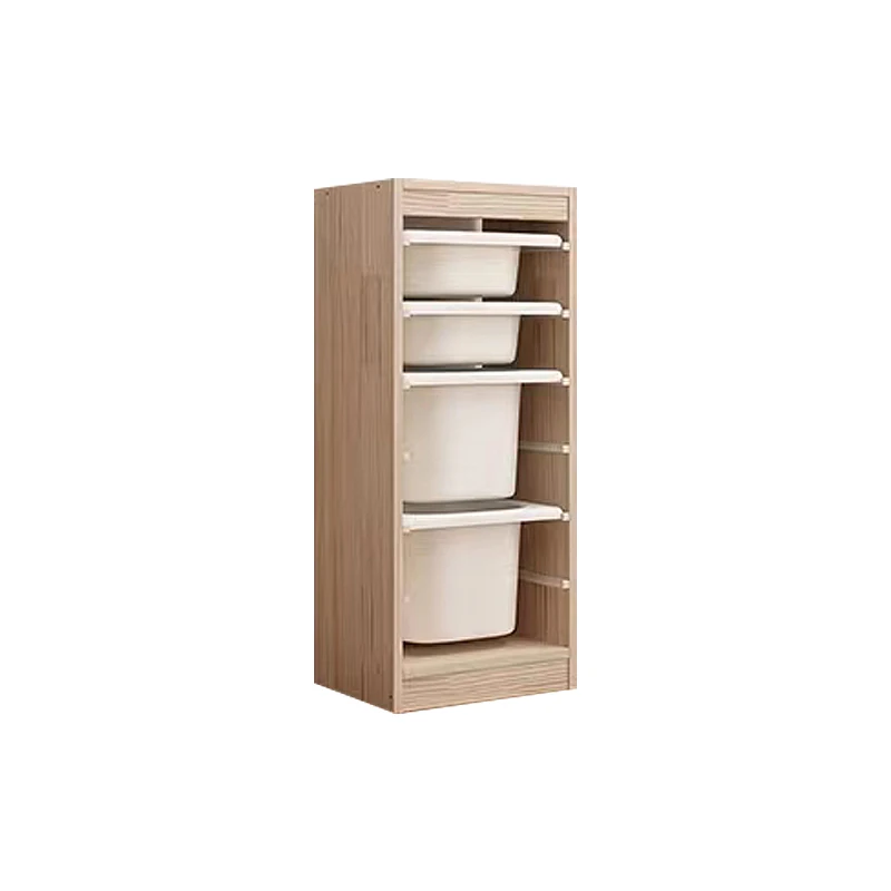 Solid Wood Modern Bedroom Kindergarten Kids Cabinet Toy Storage Organizer Set 1pc Child Wardrobe Living Room Home