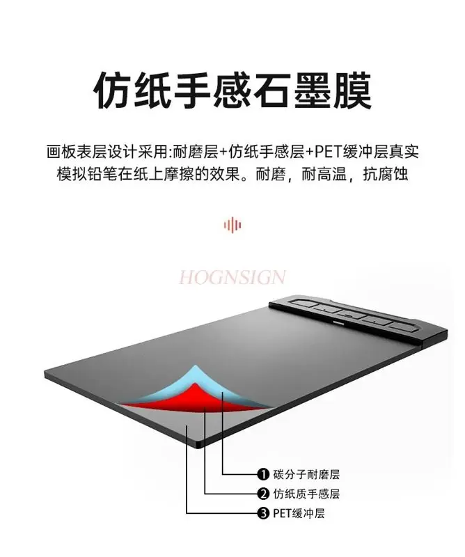 1pcs Digital board, hand drawn board, handwriting board, computer writing board, small connected mobile drawing board