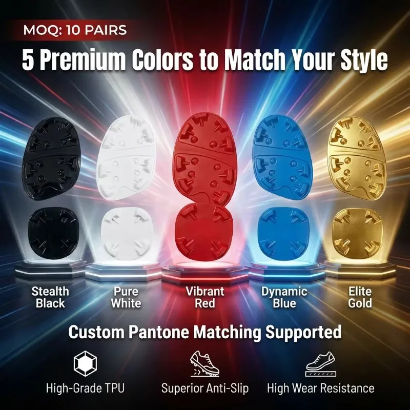 Self‑Adhesive TPU Baseball Sole Pad Split‑Design Wear‑Resistant Anti‑Slip Pad for Sneaker Modification