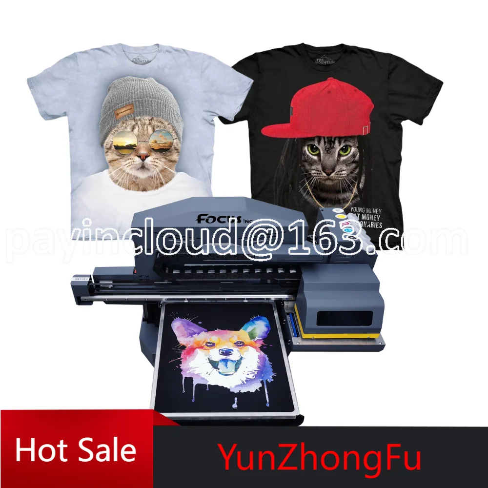 A3 Size Direct To Garment Printing Machine DTG T-shirt Printer for Clothes with Fast Shipping