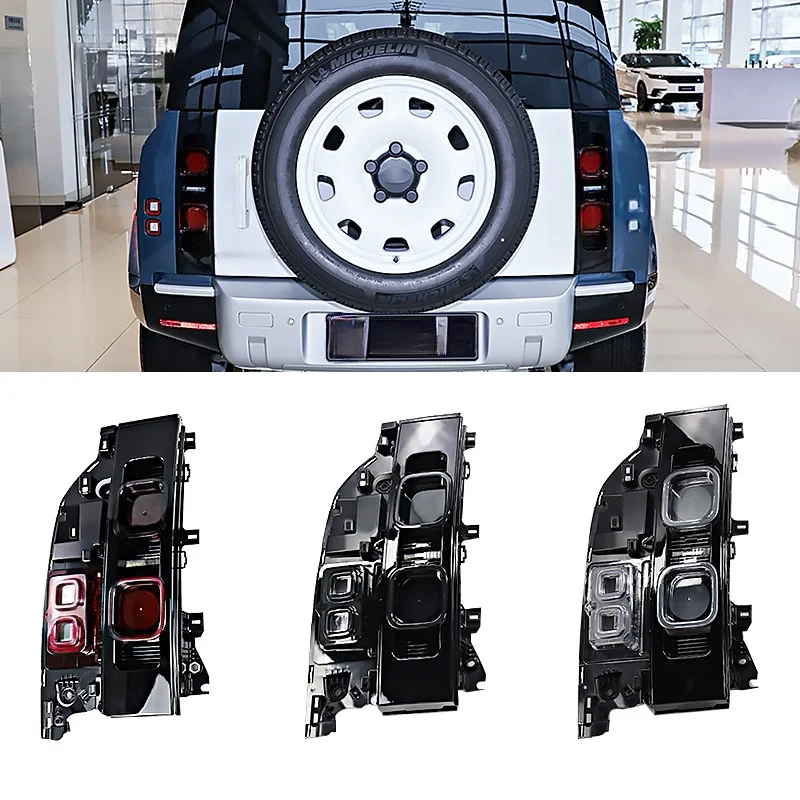 

2020-2024 Land Rover Defender L663 90 110 Rear Lamp Assembly LED Tail Brake Reverse Light New Condition 12V Red Lens Yellow