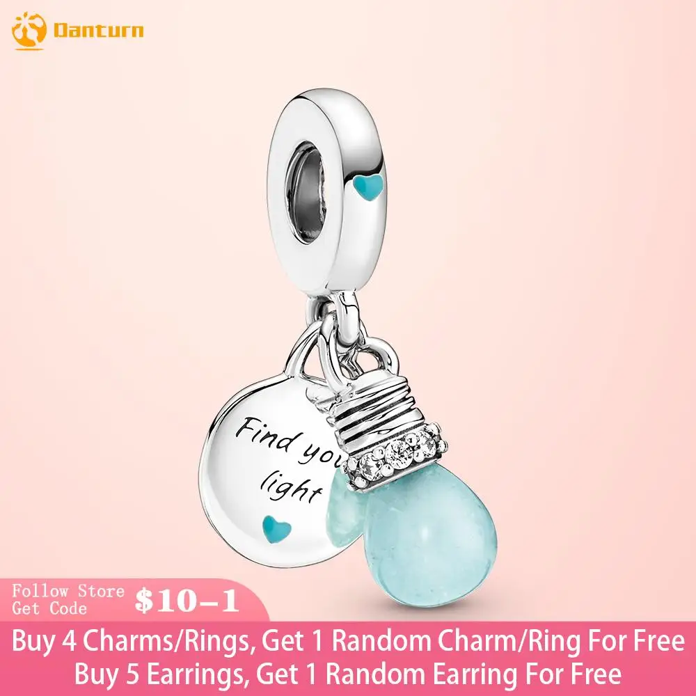 

Danturn 925 Sterling Silver Beads Radiating Love Mama Heart Charms fit Original Pandora Bracelets or Necklaces Women Jewelry