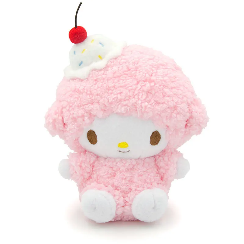 E－STRONG 100 % echtes Sanrio Pink Lamb My Sweet Piano Kuromi My Melody Hello Kitty Plüschtier Plüschpuppe Bettdekoration Geburtstagsgeschenk 5