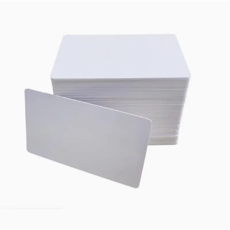 230X Glossy White Blank Inkjet Printable PVC Card Waterproof Plastic ID Card No Chip for Epson For Canon Printer 86mmX54mm