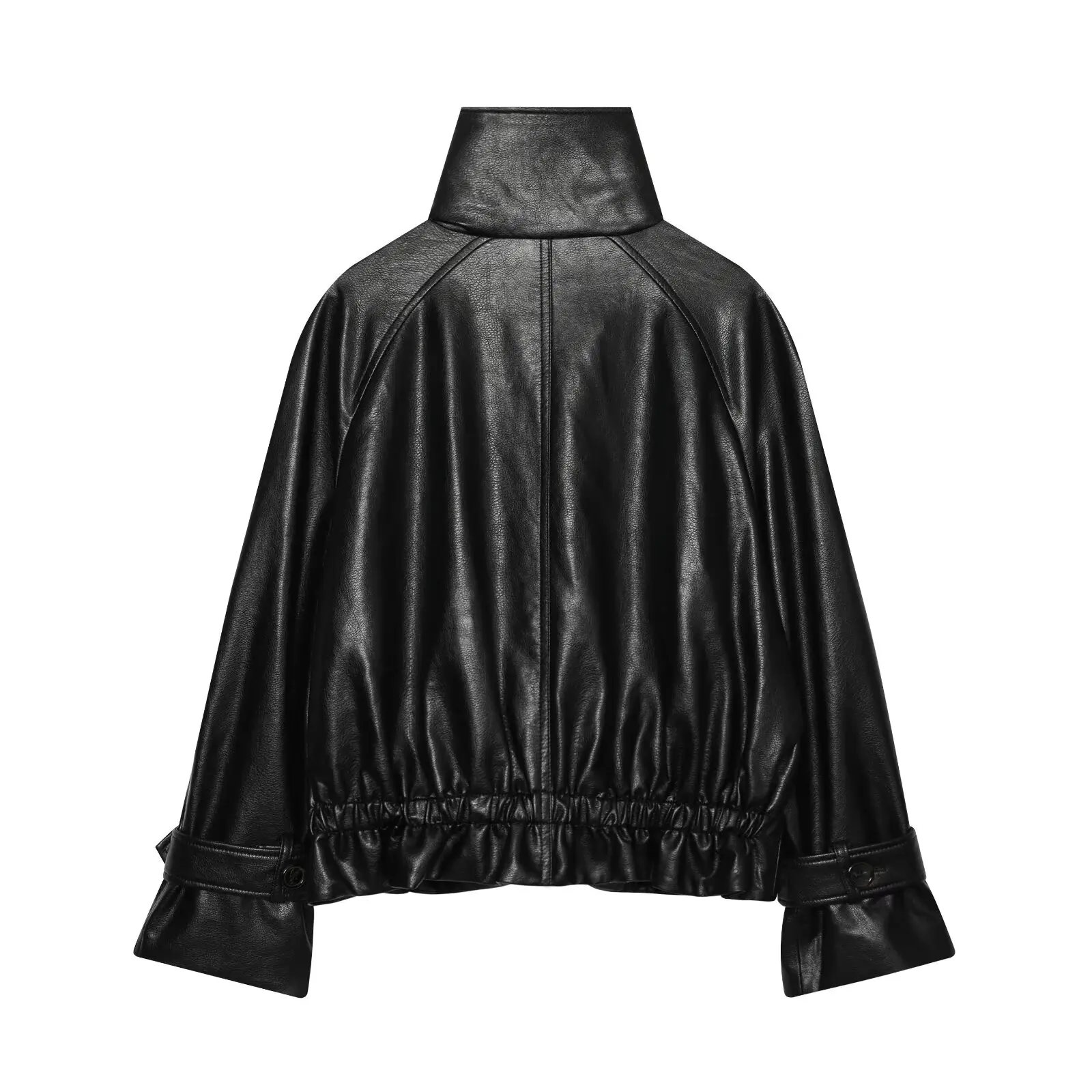 Fashion Black Long Sleeve Jacket Women Autumn Vintage Coat Pockets Casual Blazer High Street Premium Outwear Jacket