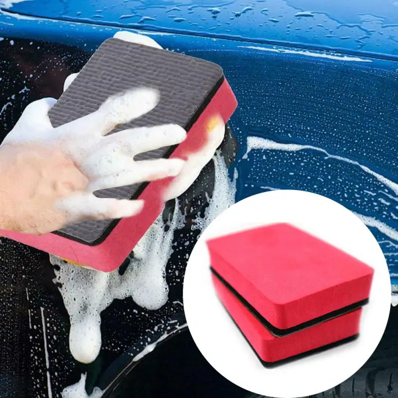 Clay Car Wash Lama Limpeza Esponja, Car Care Washing Tool, Auto Acessórios