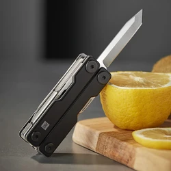 Xiaomi-Mini couteau multifonction, outils de camping en plein air, couteau pliant, multi-outils portables, ciseaux portables, tournevis, nouveau HUOBathroom U, 10 en 1