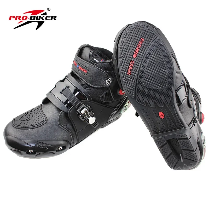 PRO-BIKER Motorcycle Boots Racing Shoes Collision Prevention Breathable Non-slip Motorcycle Off-road Boots Protective Equipment