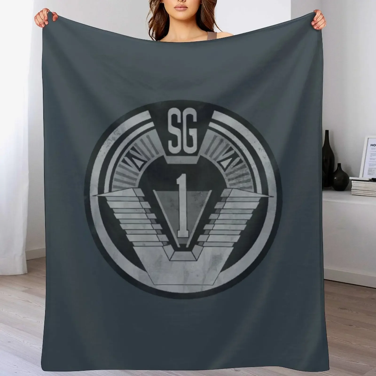 

Stargate SGI Throw Blanket Anti Shedding Soft Fuzzy Blanket for Home