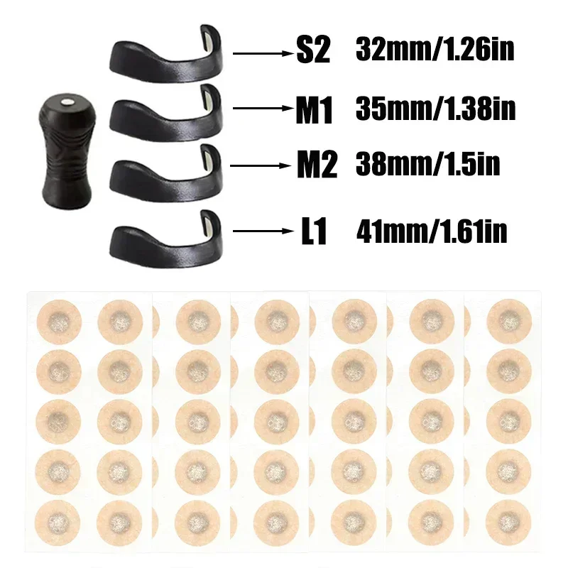 4 سدادات أنف، 1 شفاط أنف مغناطيسي و60 رقع مغناطيسية. توسيع تجويف الأنف وتنفس أكثر بسلاسة. #5